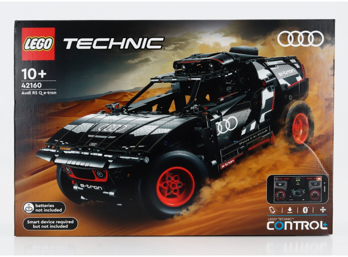 AUDI Lego Technic - Rs Q E.tron Rally Dakar (2022) - 914 Pezzi - 914 Pcs, Grey Black