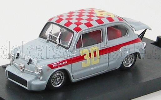 FIAT 600 ABARTH 1000 №30 4h DI MONZA (1966) G.BAGHETTI, GREY RED