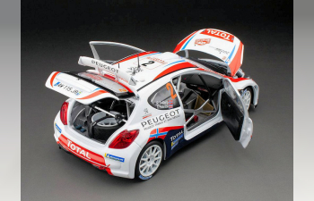 PEUGEOT 207 S2000 №2 P.Solberg Rally Automobile Monte Carlo (2011), white/red/black