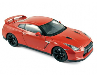 NISSAN GT-R R-35 (2008), red