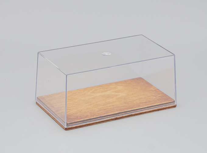 Бокс с деревянным подиумом Тёмный орех