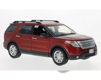 FORD Explorer XLT (2015), dark red