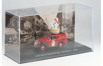 FIAT 500 Furgoncino Butasol (1949), red