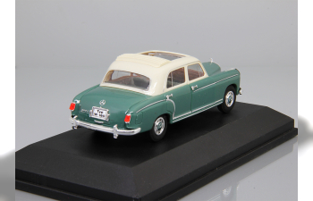 MERCEDES-BENZ 220 S (Ponton), green / beige