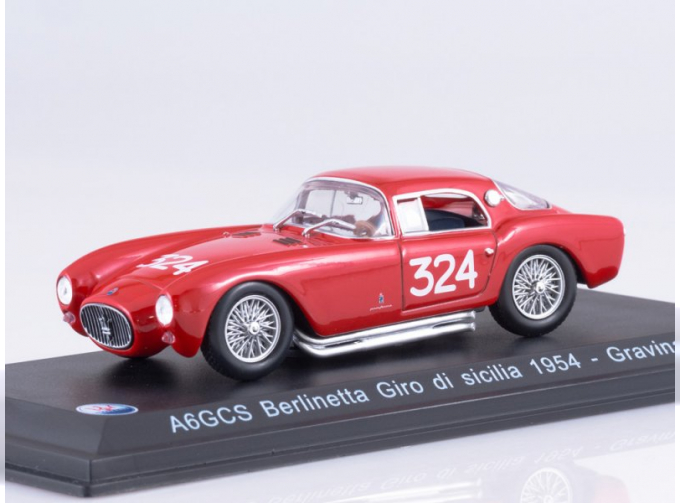 MASERATI A6GCS Berlinetta #324 Gravina/Prizzi Giro di Sicilia 1954