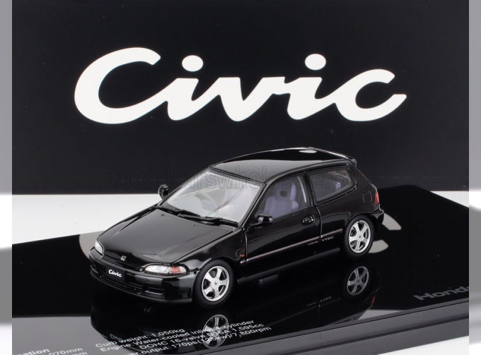 HONDA Civic Sir Ii Eg6 Vtec (1993), black