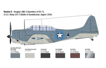 Сборная модель McDONNEL DOUGLAS Sbd-3 Dauntless Military Airplane 1938