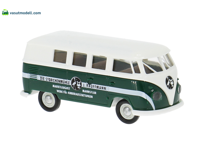 VOLKSWAGEN T1b Kombi Storchenmühle (1960), green / white