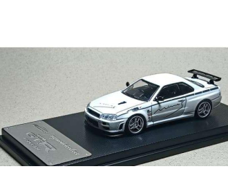 NISSAN Skyline R34 V-Spec, white