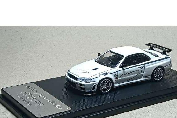 NISSAN Skyline R34 V-Spec, white