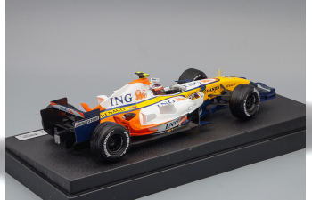 RENAULT F1 Team R27 Heikki Kovalainen, white / yellow / orange / dark blue