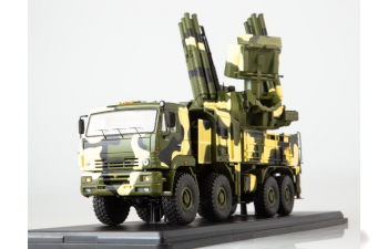 Камский грузовик 6560 ЗРПК 96К6 (Панцирь-С1) камуфляж Пустыня