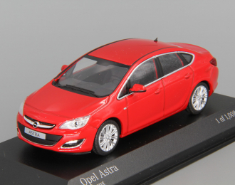 OPEL Astra 4-door (2012), red