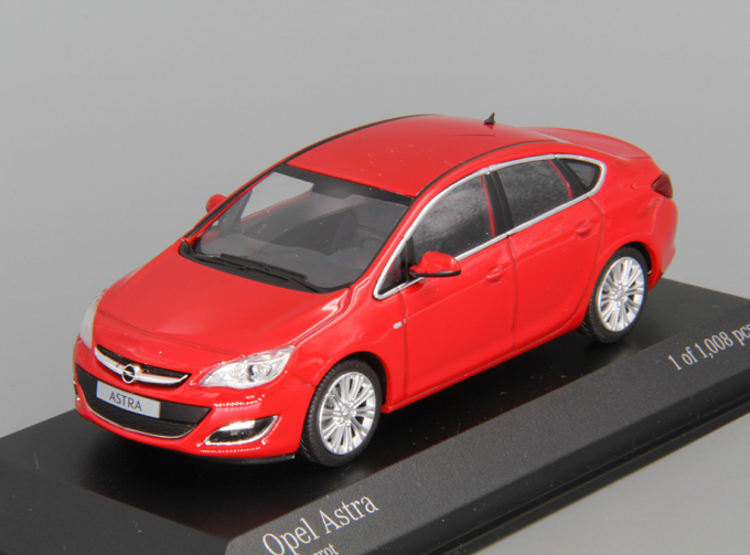 OPEL Astra 4-door (2012), red