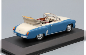 WARTBURG A311 Cabriolet (1958), blue / white