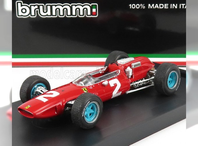 FERRARI F1 158 N 2 Winner Italy Gp John Surtees 1964 World Champion, Red