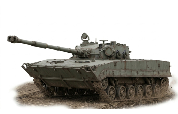 Сборная модель Советский опытный легкий плавающий танк ОБ.685