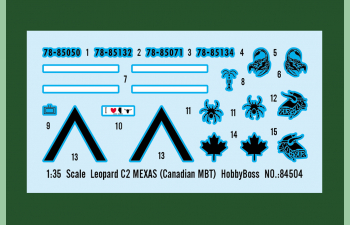 Сборная модель Канадский танк Leopard C2 MEXAS