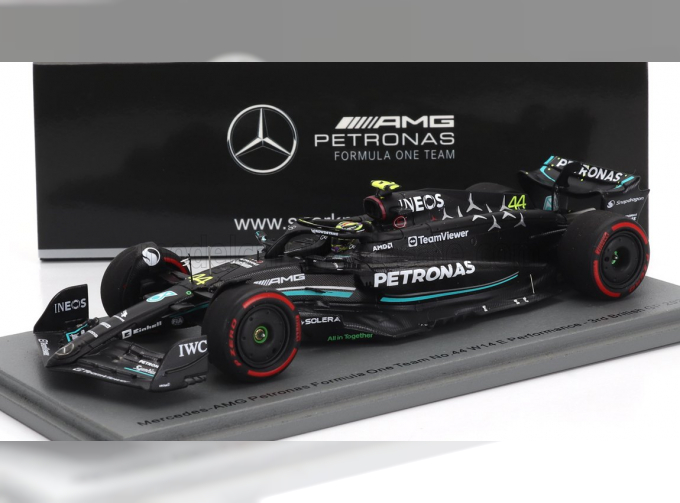 MERCEDES-BENZ GP F1 W14 Team Mercedes-amg Petronas Formula One №44 3rd British Gp (2023) Lewis Hamilton, Matt Black