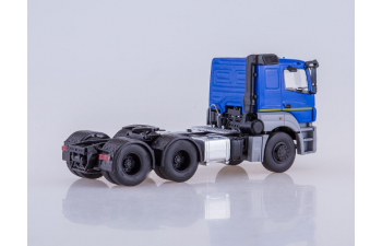 Камский грузовик 65206 седельный тягач, синий