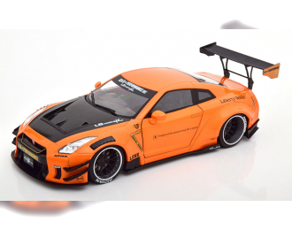 NISSAN GTR R35, orange-metallic/carbon