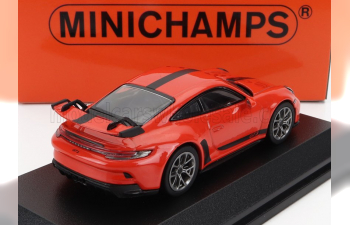 PORSCHE 911 992 Gt3 Coupe 2021, Orange Black