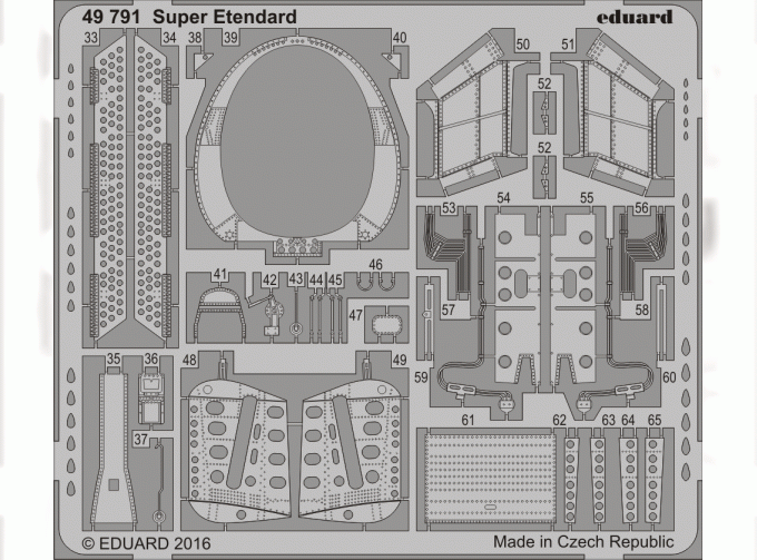 Фототравление для Super Etendard