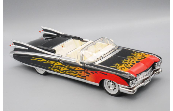 CADILLAC Eldorado 59 чёрный, пламя, 24 см.