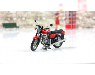 JAWA-350 (638), мотоцикл, красный