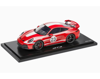 PORSCHE 911 992-2 GT3 №23 Coupe Salzburg Livery (2025), red / white