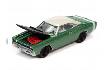 Dodge Coronet A12 Super Bee 1969 (F6 Green Poly w/Gloss White Roof)