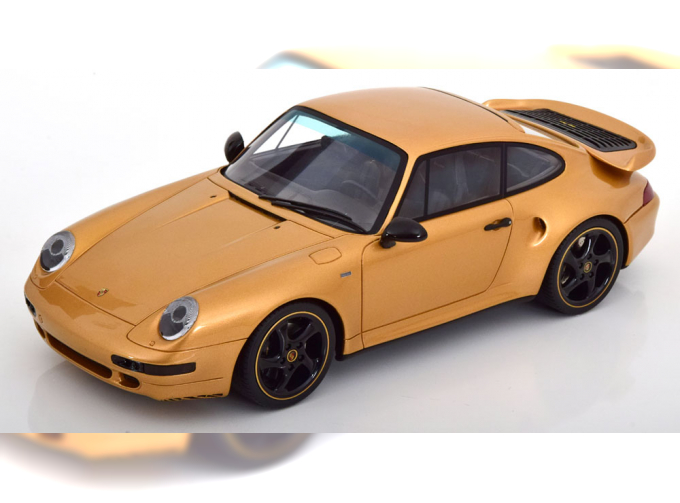 PORSCHE 911 (993) Turbo S Coupe (2020), gold metallic