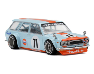 DATSUN 510 *Gulf* Wagon V1 (1969), blue / orange