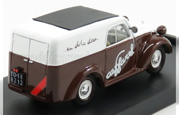 FIAT 500b Van Pubblicitario Caffarel Cioccolato (1950), Brown White