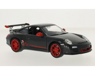 PORSCHE 911 (997II) GT3 RS, dark grey/red