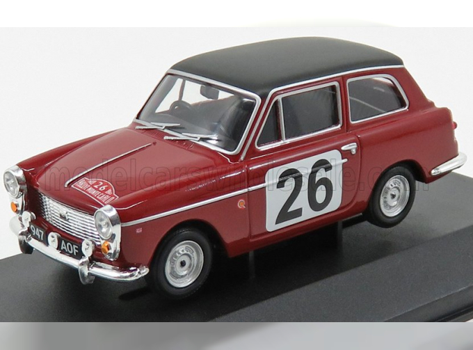 AUSTIN A40 Farina Mki Countryman N26 Rally Montecarlo (1960) P.Moss - A.Wisdom, Red Matt Black