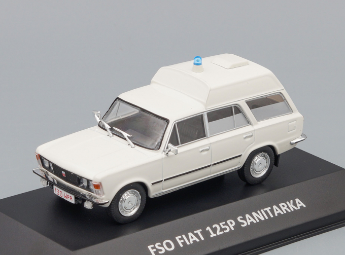 FIAT 125P Sanitarka, Kultowe Legendy FSO 17, white