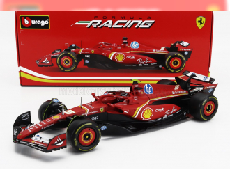 FERRARI F1 Sf-24 Team Scuderia Ferrari №55 Season (2024) Carlos Sainz, Red Black