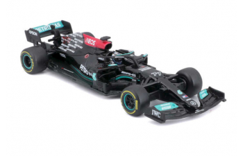 MERCEDES-AMG F1 W12 EQ Power+ #77 "Petronas" с фигуркой пилота V.Bottas Formula 1 2021