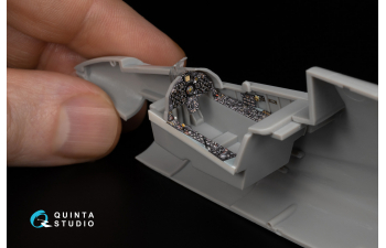 3D Декаль интерьера кабины F-8E Crusader (Hasegawa/Hobby 2000)