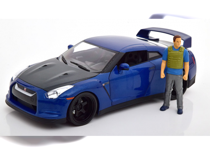 NISSAN GT-R (R35), blaumetallic/carbon