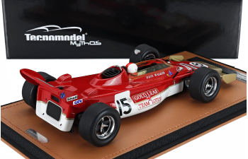 LOTUS F1 56B N 15 GP DUTCH (with pilot figure) Dawe Walker (1971), Red White Gold