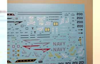 Декаль F-14A Tomcat VF-84 Desert Storm, FFA (удаляемая лаковая подложка)