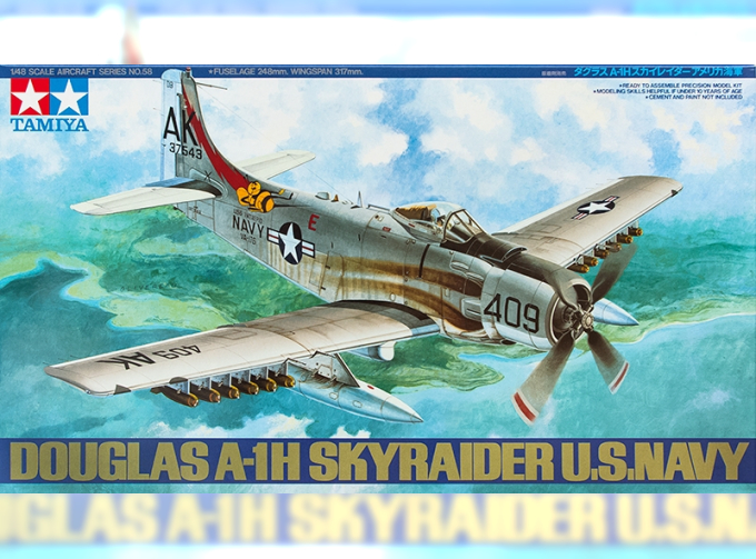 Сборная модель Skyraider U.S.Navy