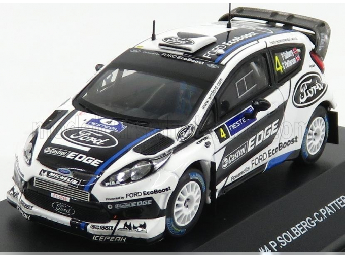 FORD Fiesta Rs Wrc №4 Rally Finland (2012) P.Solberg - C.Patterson, White Black