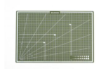 Коврик для резки Тёмно-оливковый, формат А3, 5 слоёв