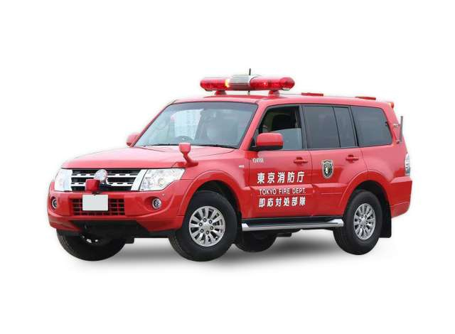Mitsubishi Pajero *Tokyo Fire Department*, red