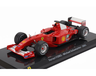 FERRARI F1 F2001 №1 World Champion Season (2001) Michael Schumacher - Con Vetrina - With Showcase, Red White