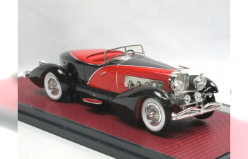 DUESENBERG J SWB French True Speedster by Figoni #J-465-2509 1931 Black/Red