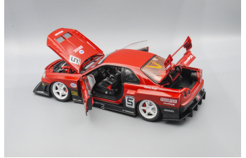 NISSAN Skyline GT-R Liberty Walk, красный, 27 см.